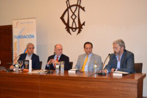 Libro Economía del separatismo catalán de Ferrán Brunet. Presentación con el autor y miembros de FSC.