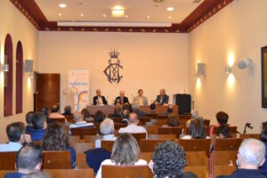 Libro Economía del separatismo catalán de Ferrán Brunet. Presentación con el autor y miembros de FSC.