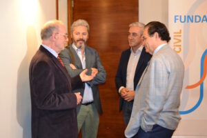 Libro Economía del separatismo catalán de Ferrán Brunet. Presentación con el autor y miembros de FSC.